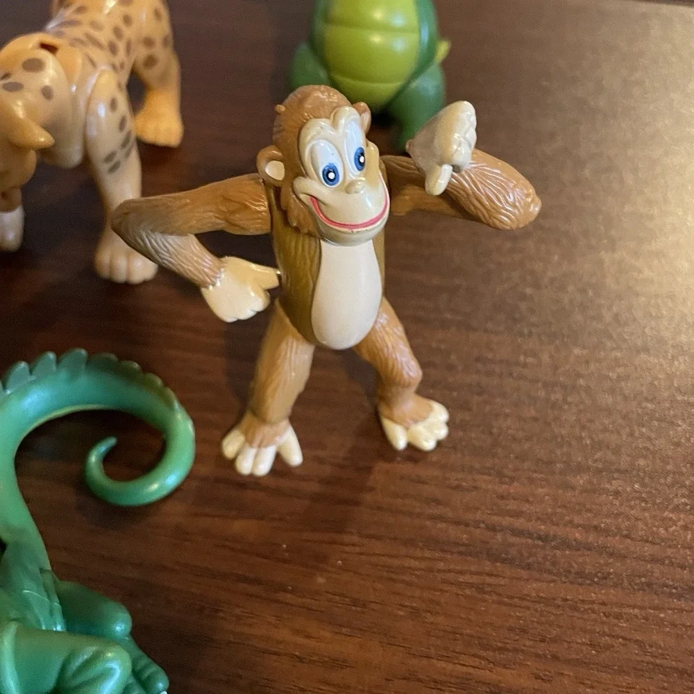 Rainforest Cafe Animals Lot of 6 Posable Action Figures RFC Vintage Loose Figure